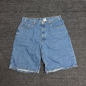 Vintage Levis Shorts Men 38 Fit 36 Blue Denim 560 Jorts Loose Baggy Y2K 2001